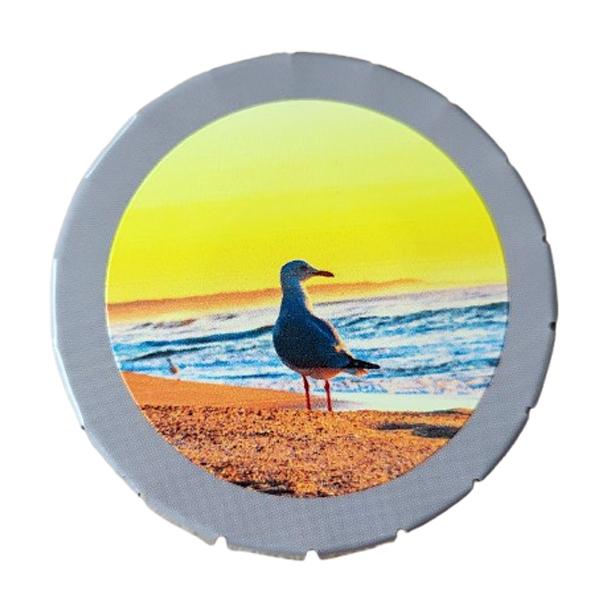 Klik zakasbakje grijs meeuw