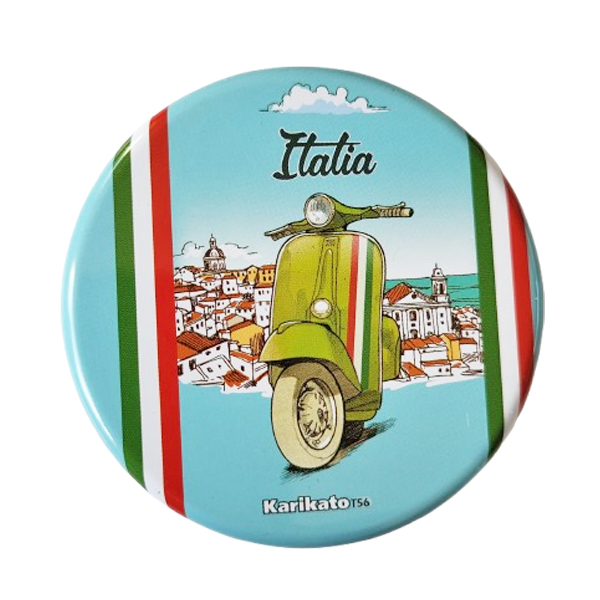 Zakasbakje scooter Italia met draaideksel