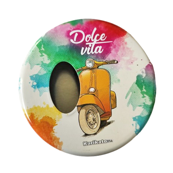 Zakasbakje scooter Dolce Vita met draaideksel