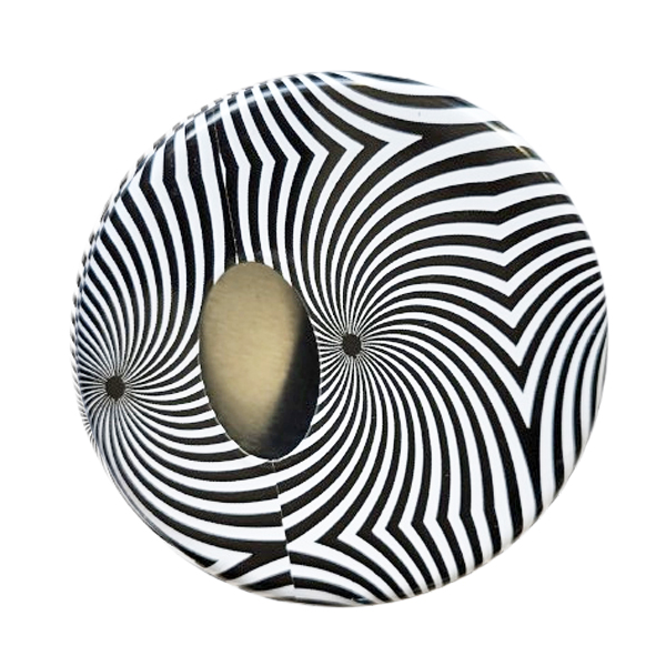 Zakasbakje zwart/wit motief 1 met draaideksel