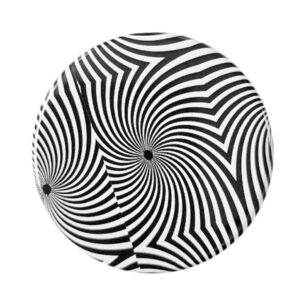 Zakasbakje zwart/wit motief 1 met draaideksel