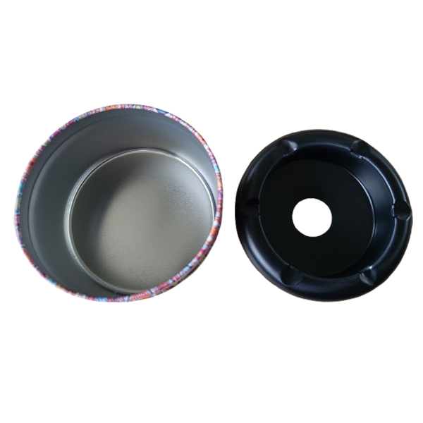 Asbak mandala rood, blauw, groen