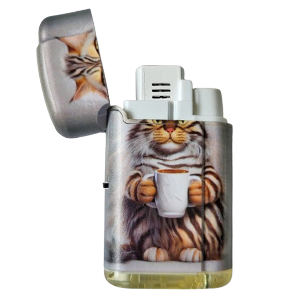 Aansteker Grumpy Cat gestreept