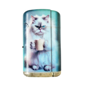 Aansteker Grumpy Cat wit