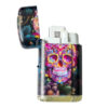 Aansteker La Catrina Skull met bloemen