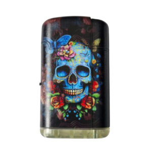 Aansteker La Catrina Skull met vlinders