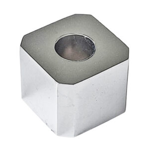 Sigarettendover vierkant zilver