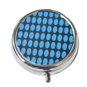 Zakasbakje stip zwart/blauw