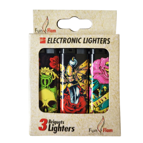 Blister aanstekers skull