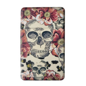 Aansteker skull roze bloemen