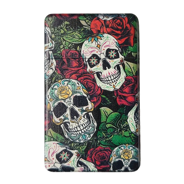 Aansteker skulls en rozen