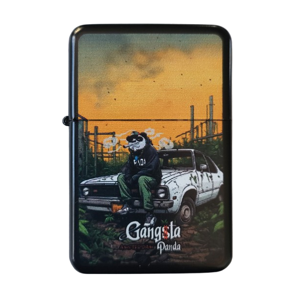 Aansteker gangsta panda witte auto