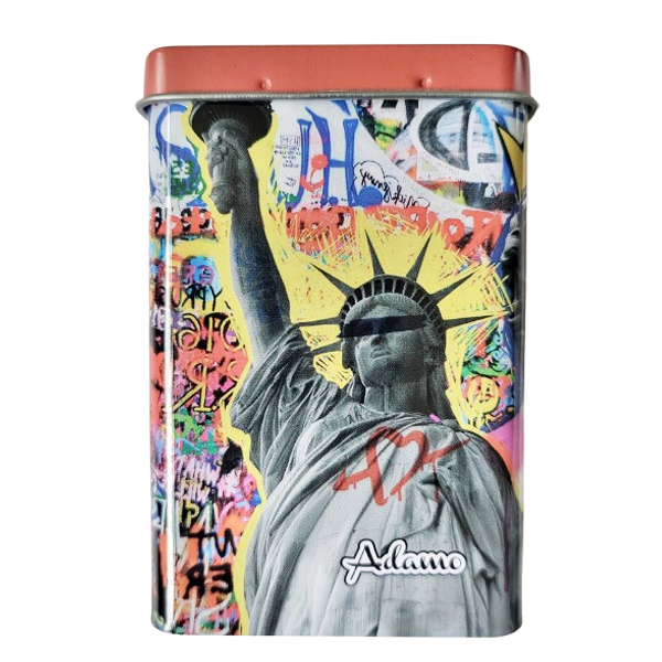 Leuk sigarettendoosje met een afbeelding van het vrijheidsbeeld