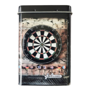 sigarettenblikje darts sigarettenblikje met een dartsbord